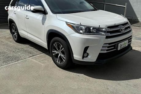White 2017 Toyota Kluger Wagon Gx (4X4)