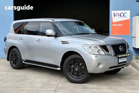 Silver 2013 Nissan Patrol SUV TI-L 4X4