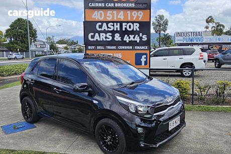 Black 2023 Kia Picanto Hatchback S (Pe)