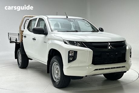 White 2022 Mitsubishi Triton Ute Tray GLX 4X4