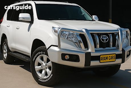 White 2016 Toyota Landcruiser Prado Wagon Gxl (4X4)