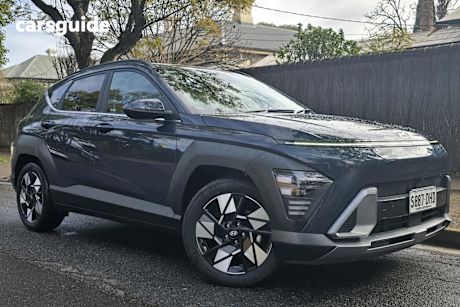 Blue 2025 Hyundai Kona SUV PREMIUM F