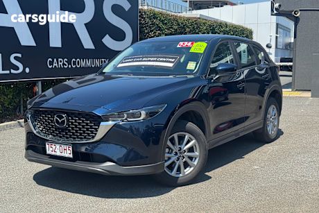 Blue 2024 Mazda CX-5 SUV G20 MAXX F