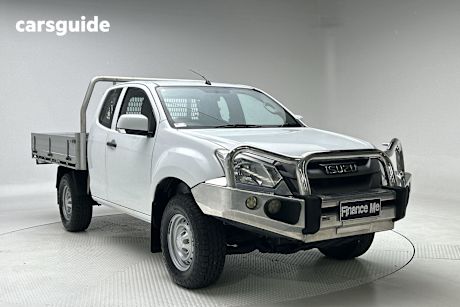 White 2018 Isuzu D-MAX Ute Tray SX 4X4