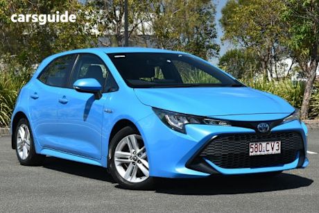 Blue 2021 Toyota Corolla Hatch ASCENT SPORT HYBRID F