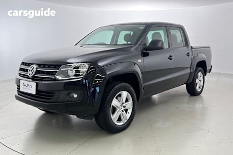 Black 2016 Volkswagen Amarok Ute Tray TDI420 CORE 4X4