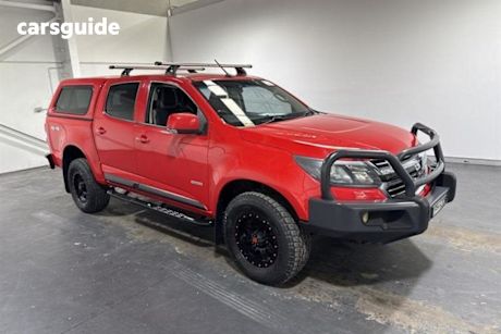 Red 2017 Holden Colorado Ute Tray LS 4X4