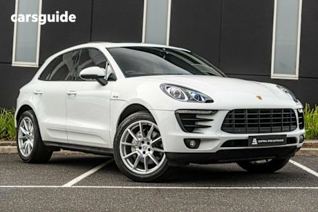 White 2017 Porsche Macan Wagon S Diesel