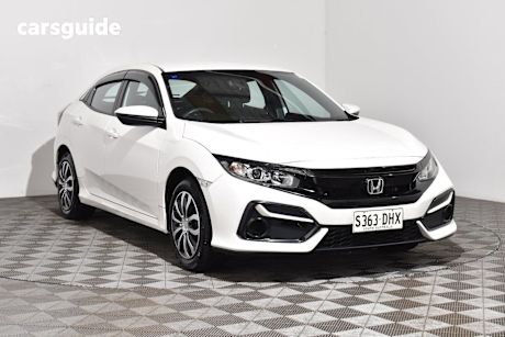 White 2020 Honda Civic Hatch VTI F