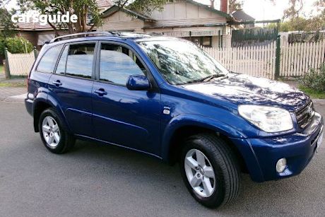 Blue 2005 Toyota RAV4 SUV CRUISER 4X4