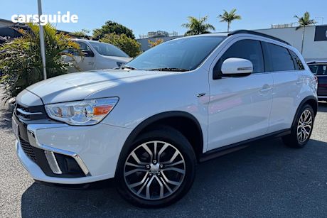 White 2019 Mitsubishi ASX SUV LS F