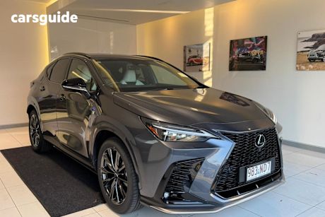 Grey 2024 Lexus NX SUV NX350H F SPORT F