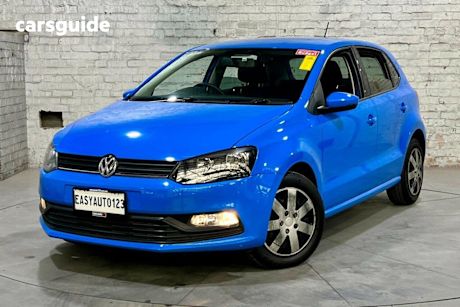 Blue 2015 Volkswagen Polo Hatchback 66 Tsi Trendline