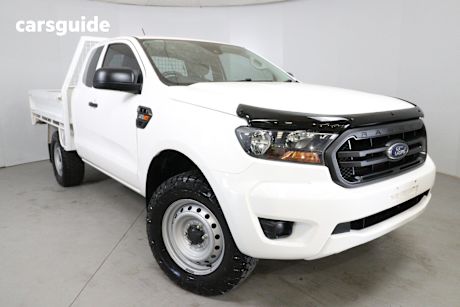 White 2021 Ford Ranger Ute Tray XL 4X4