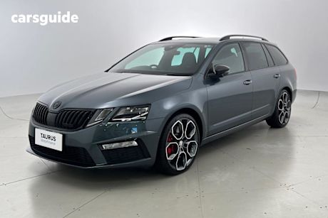 Grey 2020 Skoda Octavia SUV RS F