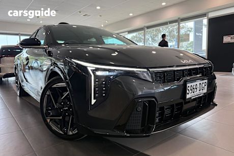 Grey 2025 Kia K4 Sedan GT-LINE F