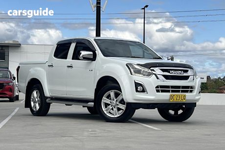 White 2018 Isuzu D-MAX Crew Cab Utility Ls-U Hi-Ride (4X2)