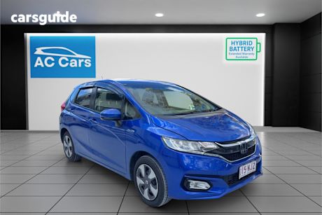 Blue 2018 Honda Fit Hatch HYBRID S HONDA SENSING