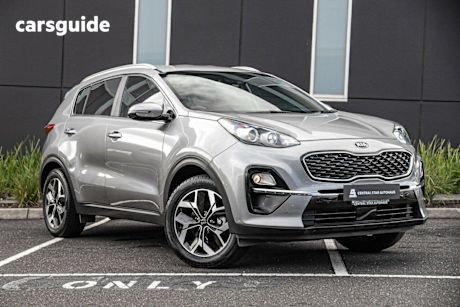 Grey 2020 Kia Sportage Wagon Sx+ (Fwd)