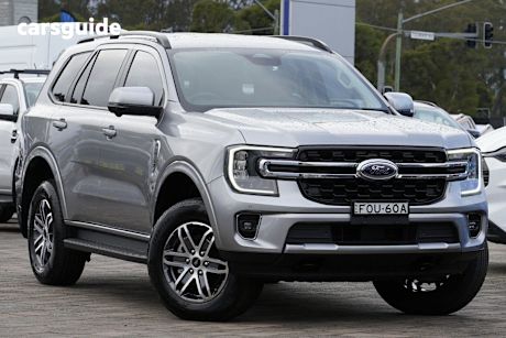 Silver 2024 Ford Everest SUV TREND 4X4