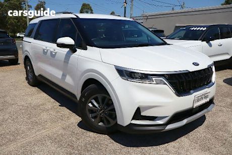 White 2021 Kia Carnival SUV S F
