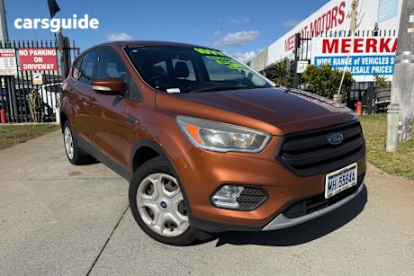 Orange 2017 Ford Escape SUV AMBIENTE F