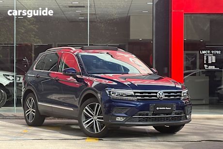 Blue 2019 Volkswagen Tiguan Wagon 162 Tsi Highline