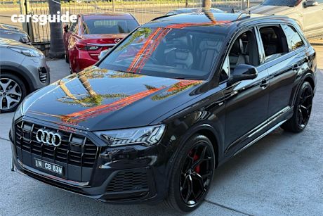 Black 2020 Audi Q7 SUV 50 TDI S LINE 4WD
