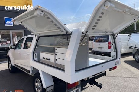 White 2018 Holden Colorado Crew Cab Chassis Ls (4X2)