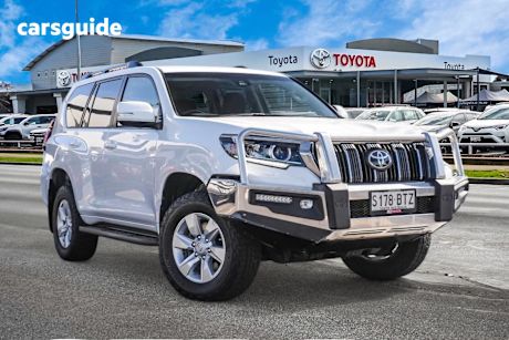 White 2018 Toyota Landcruiser Prado SUV GXL 4X4