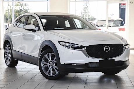 White 2025 Mazda CX-30 SUV G20 EVOLVE F