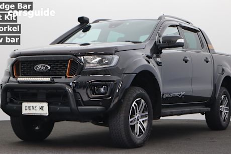 Black 2021 Ford Ranger Ute Tray WILDTRAK 4X4