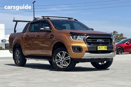 Orange 2021 Ford Ranger Double Cab Pick Up Wildtrak 3.2 (4X4)