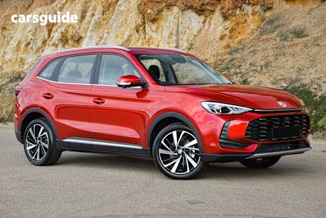 Red 2025 MG ZS SUV ESSENCE HYBRID+ F