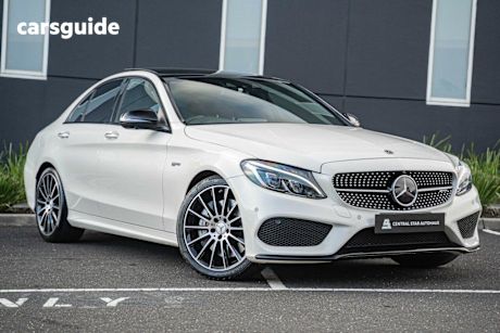 White 2017 Mercedes-Benz C43 Sedan