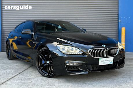 Black 2015 BMW 6 Coupe 40I GRAN COUPE F06 MY15