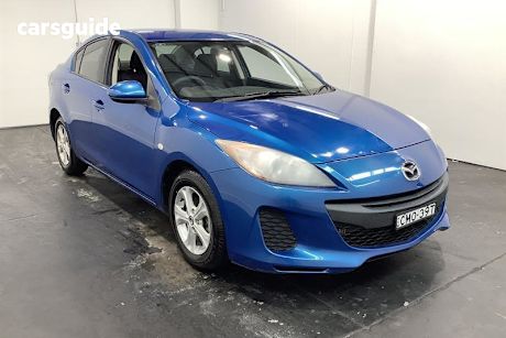 Blue 2012 Mazda 3 Sedan Neo