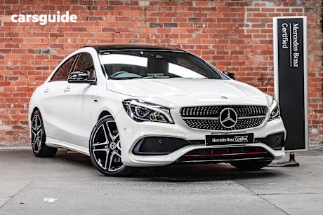 White 2017 Mercedes-Benz CLA-Class Coupe CLA250 SPORT 4WD