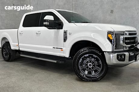 White 2021 Ford F350 Ute Tray SUPERDUTY