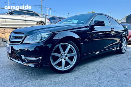 Black 2012 Mercedes-Benz C-CLASS Coupe C250 CDI BLUEEFFICIENCY R