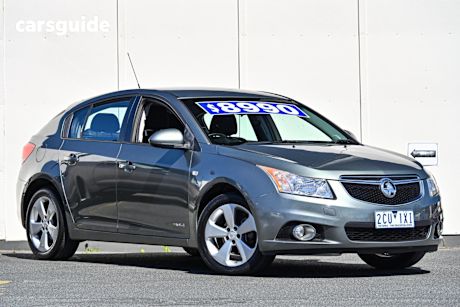 Grey 2014 Holden Cruze Hatchback Equipe