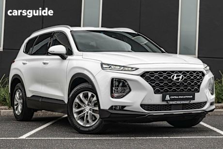 White 2020 Hyundai Santa FE Wagon Active Crdi (Awd)