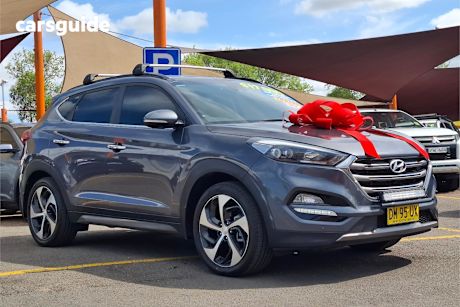 Grey 2015 Hyundai Tucson SUV HIGHLANDER
