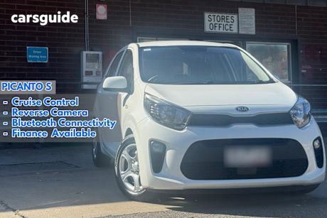 White 2018 Kia Picanto Hatch S F
