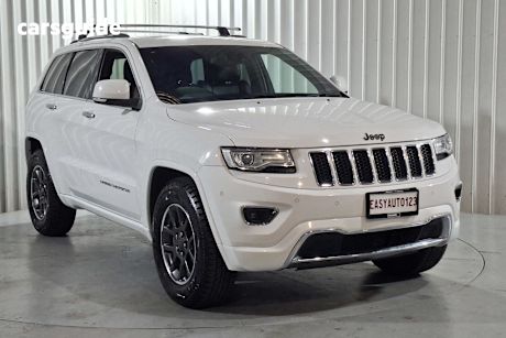 White 2014 Jeep Grand Cherokee Wagon Overland (4X4)