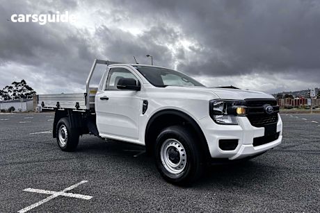 White 2024 Ford Ranger Ute Tray XL 4X4