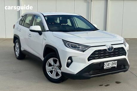 White 2021 Toyota RAV4 SUV GX 4X4