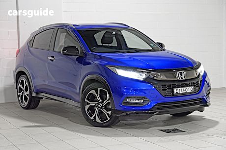 Blue 2020 Honda HR-V SUV RS F