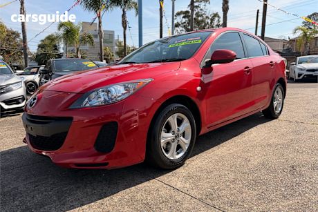 Red 2012 Mazda Mazda3 Sedan NEO F