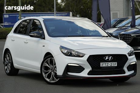 White 2020 Hyundai I30 Hatch N LINE F